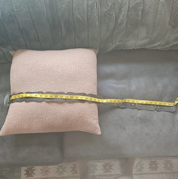 RARE Harley Davidson Concho Style Leather Grommet Studded Belt W/Buckle Medium - Picture 5 of 6